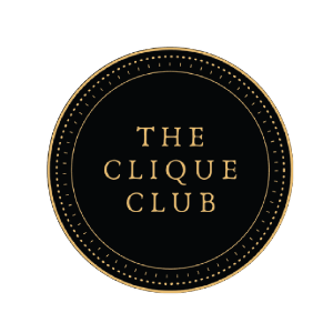 The clique club logo digital strawberry