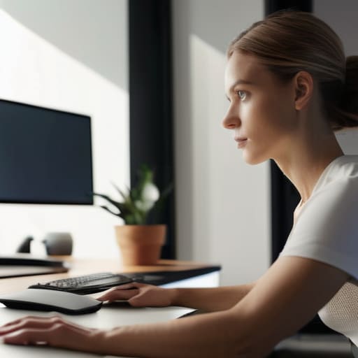 Eye Level Monitor Placement to Stop the Neck Strain