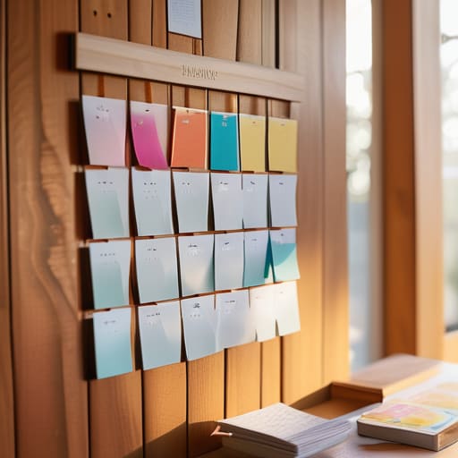 How to set up a family calendar.